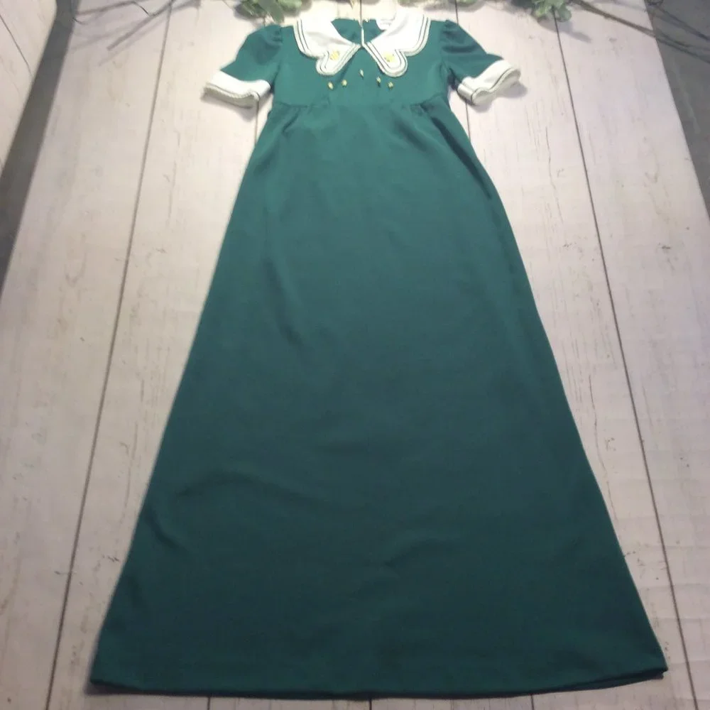 Vintage 1960’s Pomeroys Pommy Jr. Maxi Dress - Picture 5 of 9